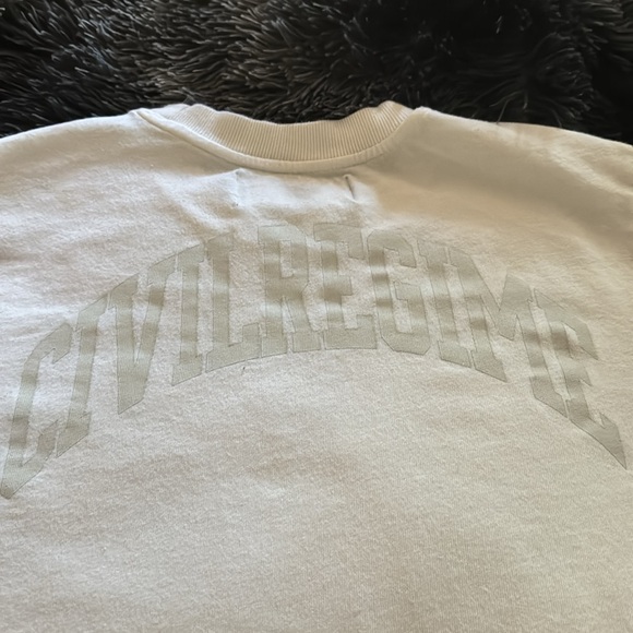 Darc Sport Women’s Medium white Civil Regime crop top - Picture 7 of 7